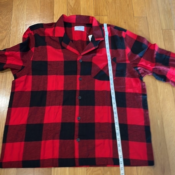 Nwt Old Navy men flannel red buffalo sleep shirt size XXl. - Picture 6 of 6